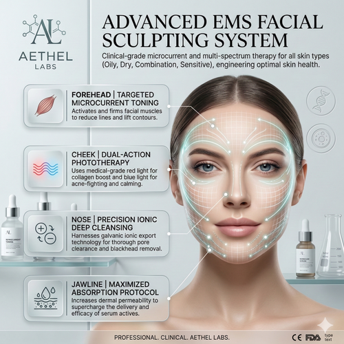 AETHEL LABS™ Face & Neck Lifting Massager