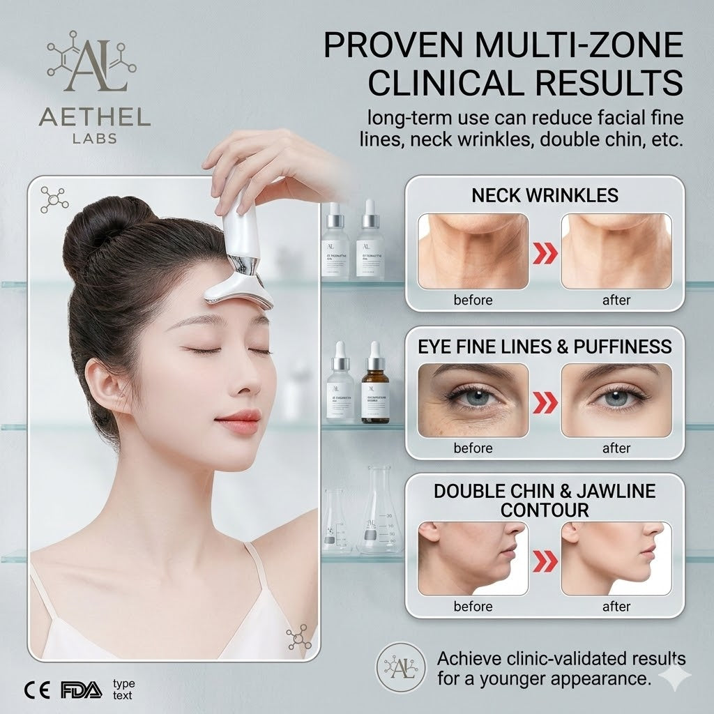 AETHEL LABS™ Face & Neck Lifting Massager
